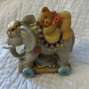 Vintage 1995 Cherished Teddies Collectible bear figurine- #103977 — “Elephant”
